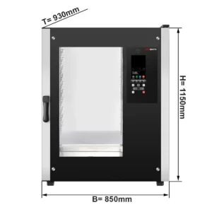 Pekársky konvektomat Touch – 10x EN 60x40, umývací systém