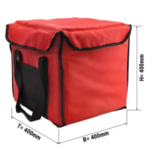 BurgerBag Pro – Vyhrievaná taška na hamburgery, 12-box, červená