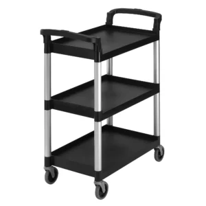 Servírovací vozík / prepravný vozík KD - 3 police - čierny, CAMBRO