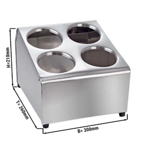 Zásobník na príbor, 4 držiaky