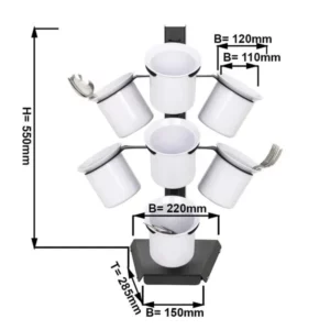 Výrobník ľadu Hendi - 390 kg/24 h, vrátane zásobníka na ľad