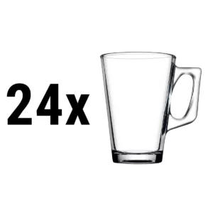 Čajový pohár s uškom - AQUA - 250 ml, 24ks
