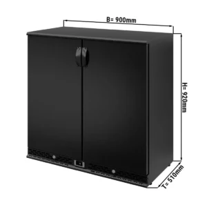 Barové chladiace stoly na nápoje 220L - 2 dvere