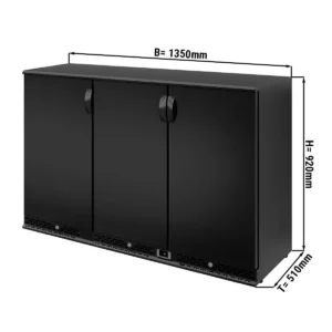 Barové chladiace stoly na nápoje 330L - 3 dvere