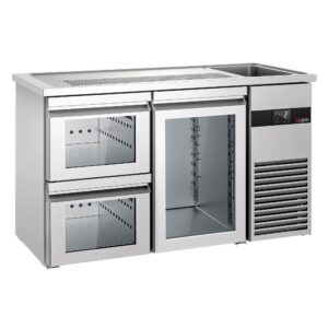 Pivný bar - 1550x700mm - 1 dvierka a 2 zásuvky