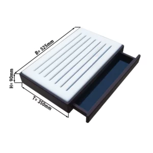 Doska na krájanie chleba s priehradkou na omrvinky