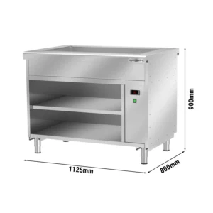 Bainmarie - 3x GN 1/1 - hĺbka 200 mm