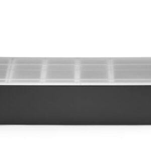 Barmanská nádoba Bar Up – na prísady, čierna, 480×150×(H)100 mm