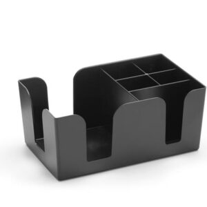Barový organizér Bar Caddy – čierny, 240x145x(H)105mm