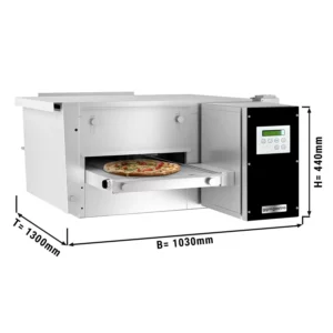 Plynová pásová rúra - digitálne ovládanie, pás 400 mm, 1000x1300 mm