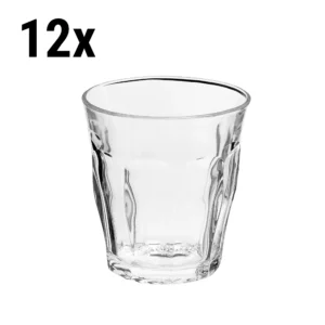 Duralex univerzálne nápojové sklo PICARDIE - 160 ml, transparentné, 12ks