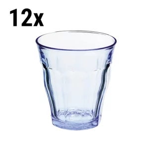 Duralex univerzálne nápojové sklo PICARDIE - 310 ml, modro-transparentné, 12ks