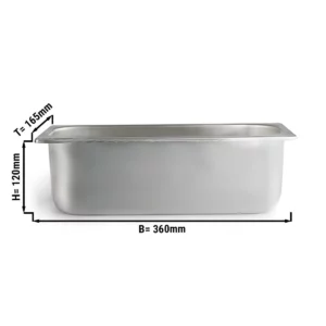 Nádoba na zmrzlinu 36x16,5x12 cm