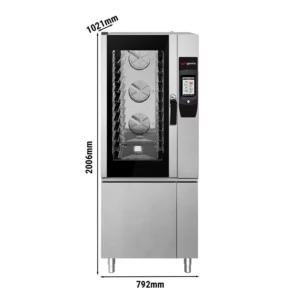 Dotykový konvektomat – 10x GN 1/1, s grilom a zberom tuku