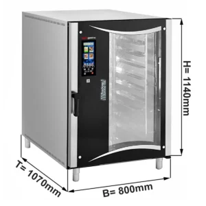 Pekársky konvektomat Touch – 10x EN 60x40, umývací systém