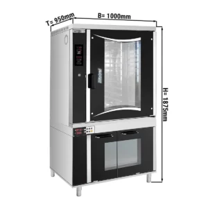 Pekársky konvektomat Digitálny – 10×EN 60×40, s kysovacou skrinkou