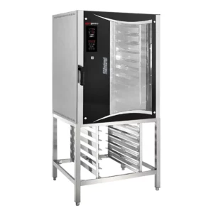 Pekársky konvektomat Digitálny – 10×EN 80×40, s podstavcom a držiakom na plech