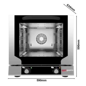 Teplovzdušná rúra COMPACT – manuálna, 4 plechy 429x345mm