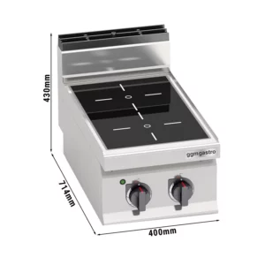 Infračervený varič – 6,4 kW, 2 platne