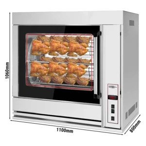 PREMIUM elektrický gril – 7 ražňov – 42 kurčiat