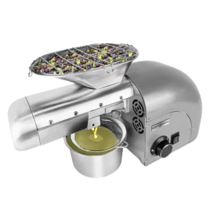 Elektrický lis na olej – 1,8 kW, sivý