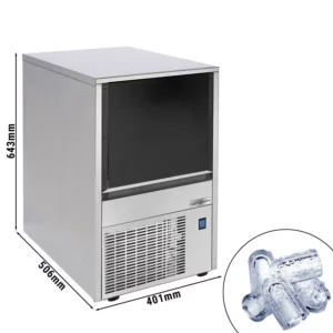 Výrobník ľadových kociek HENDI – dutý valec, 19 kg/24 h