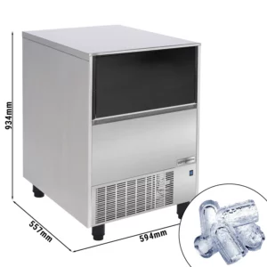 Výrobník ľadových kociek HENDI – dutý valec, 59kg/24h