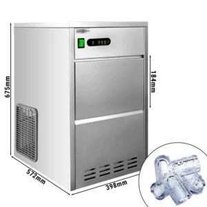 Výrobník ľadových kociek – 28kg/24h, dutý valec