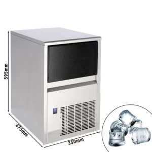 Výrobník ľadových kociek Hendi – valec, 23 kg/24 h