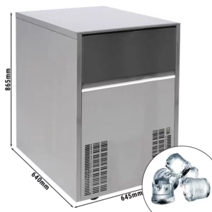 Valcový výrobník ľadových kociek - 80 kg za 24 hodín