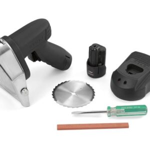 Bezdrôtový elektrický nôž na kebab Hendi Kitchen Line – 230 V / 80 W, rozmery 155x127x202 mm