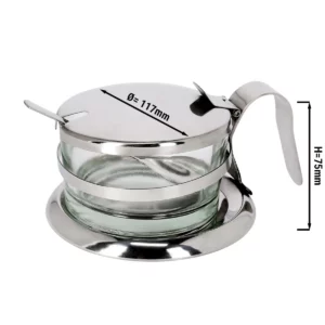 Parmezán/džem cruet Hendi v stojane