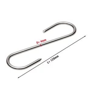 Háčik na mäso do dozrievacej skrine – 12 cm