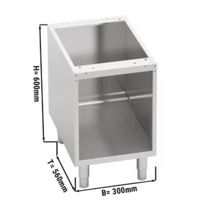 Spodná konštrukcia – 300 mm, 1 dvere, závesy vľavo