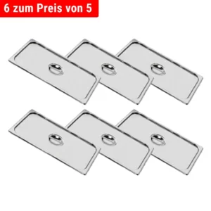 Nerezové GN veko 1/3 – s priehlbinou na lyžicu