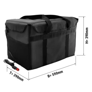 Gastronorm Pro Delivery – Taška na 20 hamburgrých krabičiek, čierna