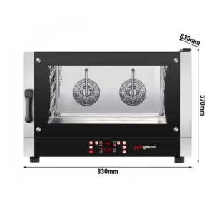 Kompaktná elektrická teplovzdušná rúra – 4x EN 60x40