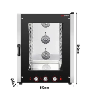 Pekársky plynový konvektomat ručný – 10x GN 1/1 alebo EN 60x40