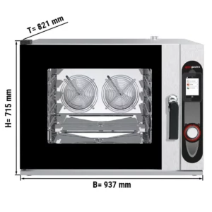 Pekársky konvektomat Touch – 4x EN 60x40, umývací systém