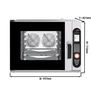 Dotykový konvektomat – 5x GN 1/1, s umývacím systémom