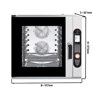 Dotykový konvektomat – 7x GN 1/1, s umývacím systémom