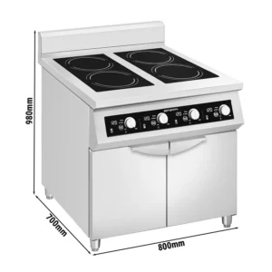 Indukčný varič – 20 kW, 4 varné zóny