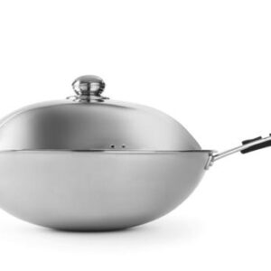 WOK panvica Hendi – nerezová, priemer 360mm