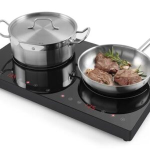 Indukčný dvojplatničkový varič Hendi – Kitchen Line, 3500W, 608x405x(H)54mm