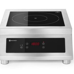 Indukčný varič Hendi Profi Line – model 5000 D, 400V/5000W, 398×525×(H)175 mm