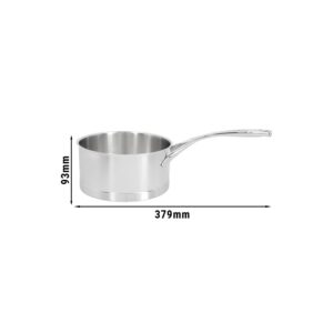 Kastról ATLANTIS 7 Ø180 mm nerez bez pokrievky