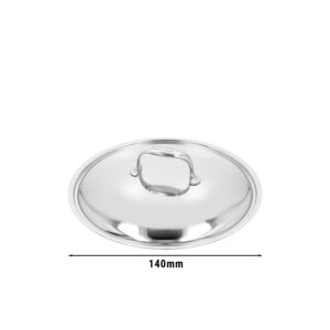 Veko ATLANTIS 7 Ø140 mm z nerezového materiálu