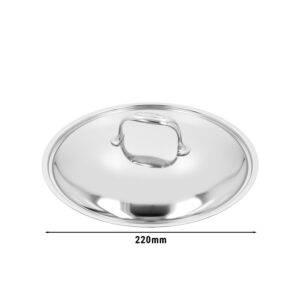 Veko ATLANTIS 7 Ø220 mm oceľové