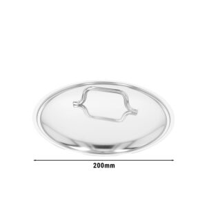 Veko APOLLO 7 Ø200 mm z nehrdzavejúcej ocele