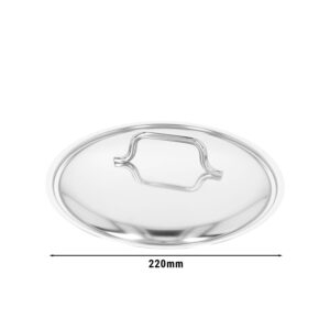 Kuchynské veko APOLLO 7 Ø220 mm nerez